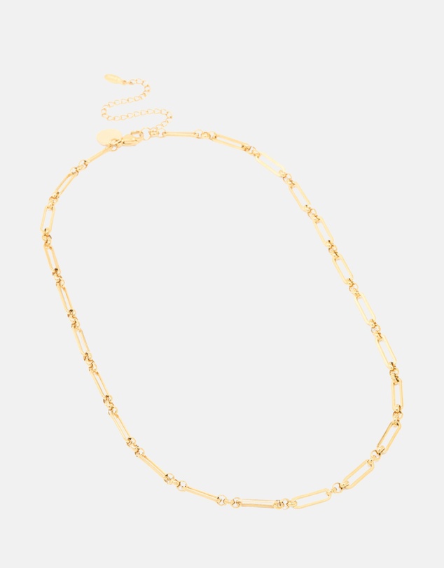 Lovisa - Waterproof Gold Plated Stainless Steel Open Oval Link Necklace
