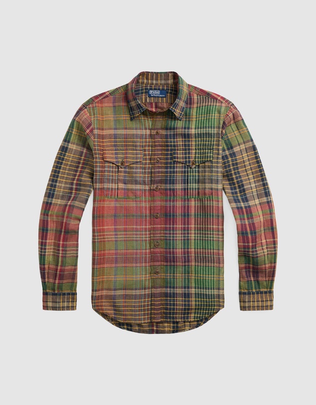 Polo Ralph Lauren - Classic Fit Plaid Linen Workshirt