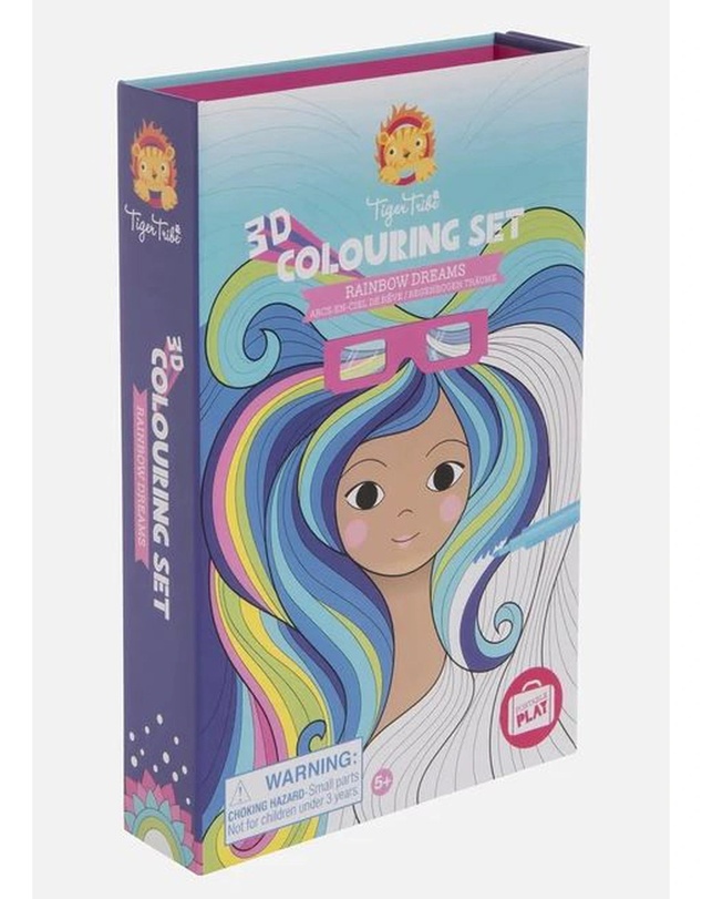 Tiger Tribe - 3D Colouring Set Rainbow Dreams