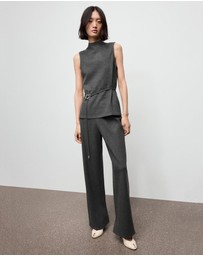 M.N.G - Turtleneck Top With Belt