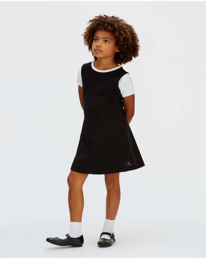 Calvin Klein Jeans - Girls Seamed Punto Milano Dress