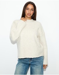 Dazie - Talia Fluffy Knit Jumper