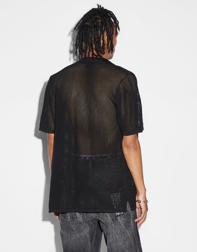 Ksubi - Net Worth Knit Resort Ss Shirt Black