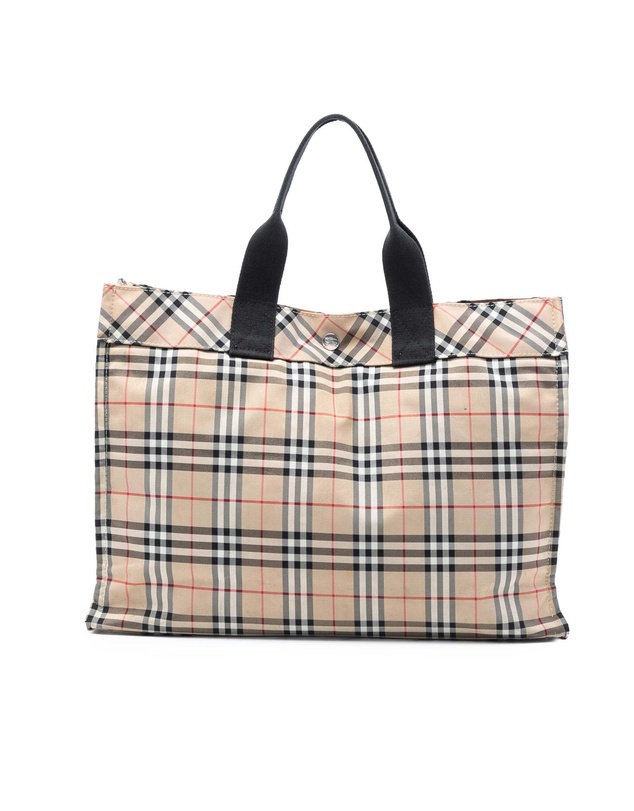 Pre-Loved by Azura Reborn - Pre-Loved House Check Canvas Tote