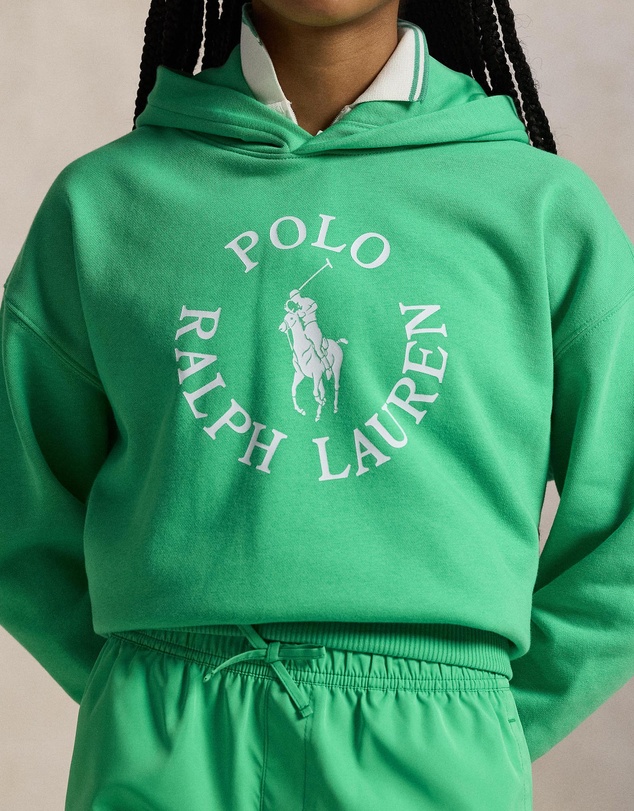 Polo Ralph Lauren - Big Pony Logo French Terry Hoodie - Kids-Teens