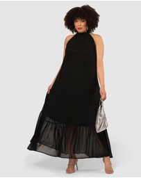 Pink Dusk by Curve Project - Heat Waves Maxi Dress