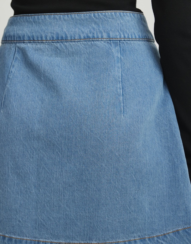 AERE - Remi Denim Wrap Skirt