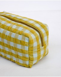 Mosey Me - Citrus Seersucker Dopp Kit