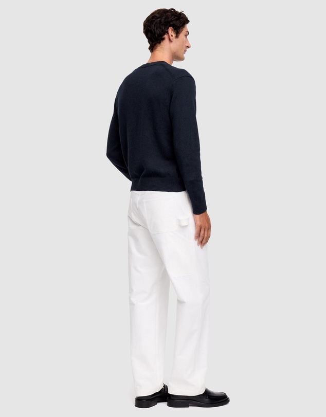 ARKET - Linen Cotton V-Neck Jumper
