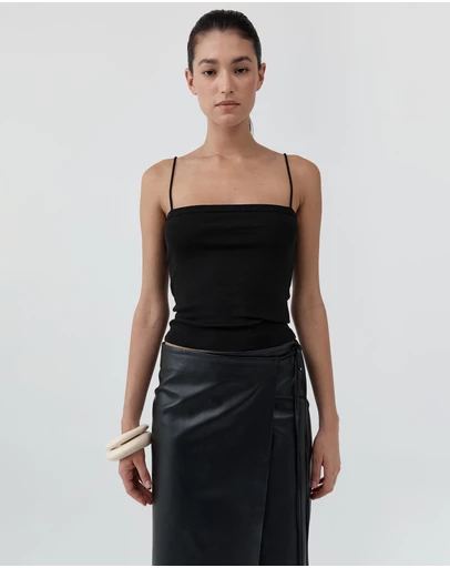 St. Agni - Organic Cotton Square Neck Camisole