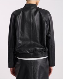 David Lawrence - Ellen Leather Bomber Jacket