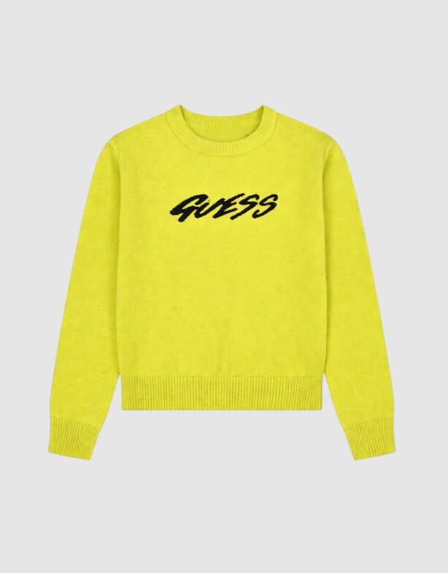 GUESS - Long Sleeve Logo Sweater