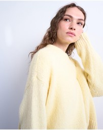 TOPSHOP - Knitted Wool Blend Fluffy Ultimate Jumper