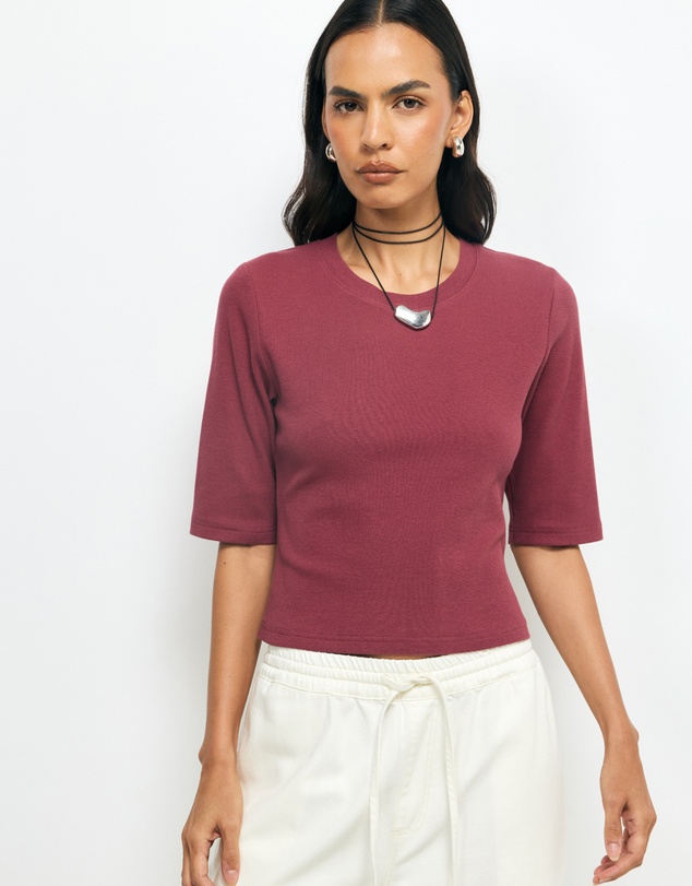 AERE - Odele Rib T-Shirt