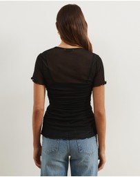 Atmos&Here - Elsie Mesh Top
