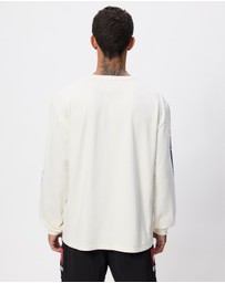 RHUDE - Split Petrol Logo LS Tee