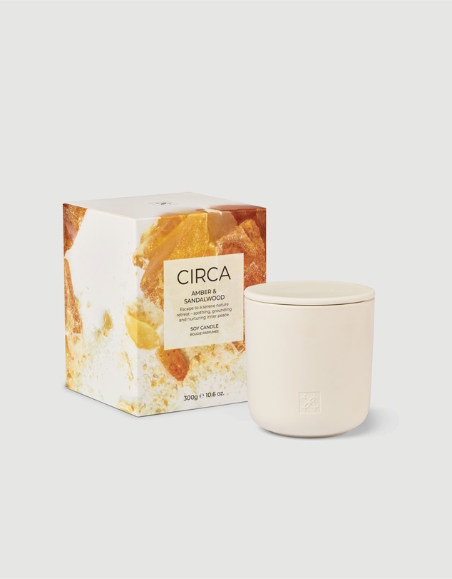 CIRCA - Amber & Sandalwood Soy Candle