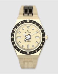 TIMEX - Timex x Seconde Seconde Collab Limited Edition Gold Tone Watch