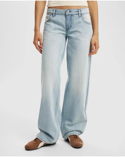 Cotton On - Low Rise Straight Jeans