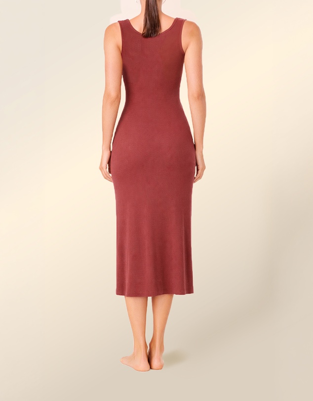Gingerlilly - Monique Long Sleeveless Henley Dress