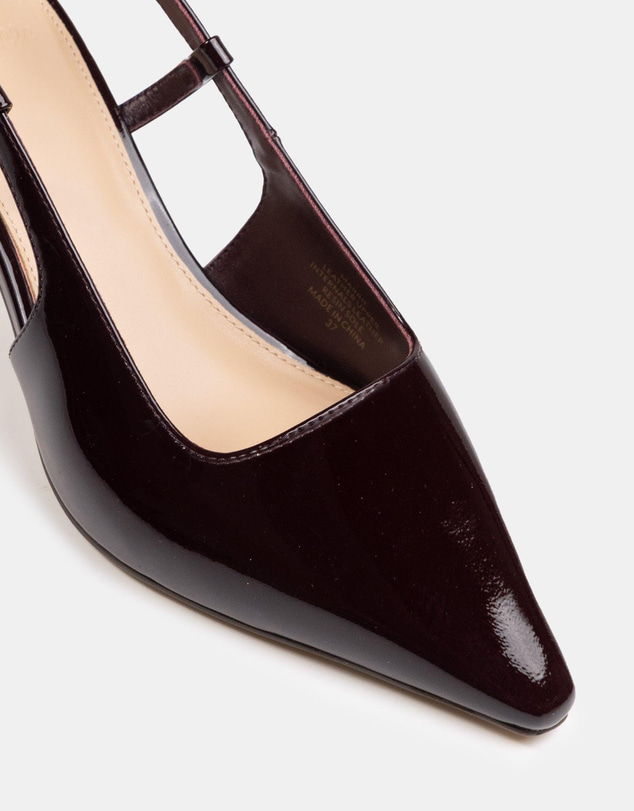 Wittner - Marrie Mid Heels Raisin Patent