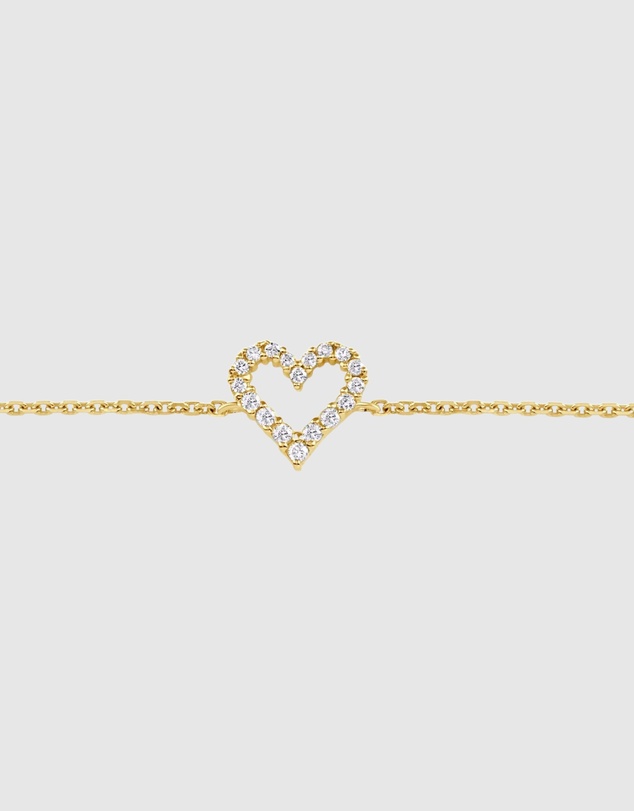 Von Treskow - Open Heart Lab Diamond Bracelet