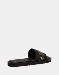 Sol Sana - Cleo Slide Black / Gold