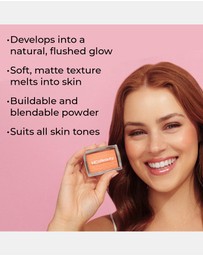 MCoBeauty - Glow Up pH Powder Blush - Peach Pop