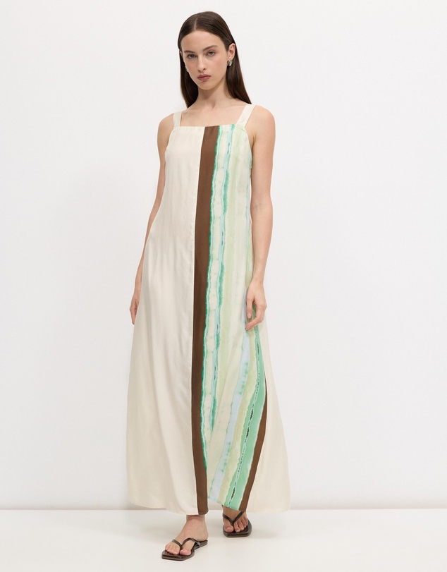 Calli - Stripe Column Maxi Dress
