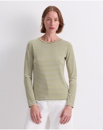 Sportscraft - Stripe Lurex Long Sleeve Magic Tee