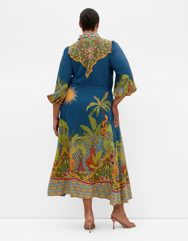 City Chic - Fools Paradise Print Maxi Dress