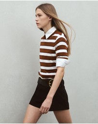 M.N.G - Short-Sleeved Knitted Sweater