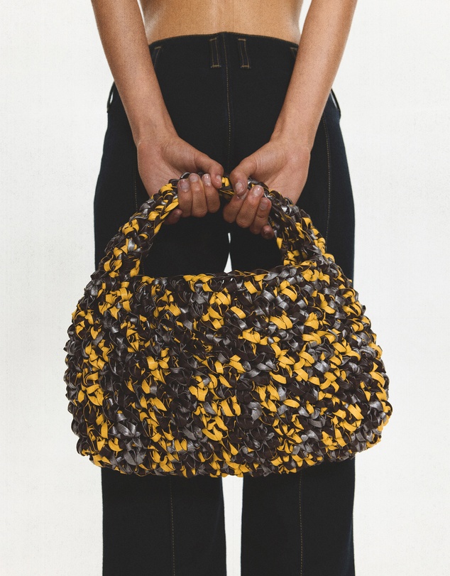 M.N.G - Handmade Woven Leather Handbag