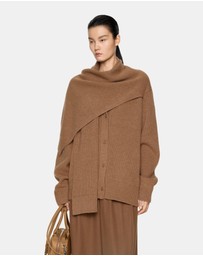 JNBY - JNBY Scarf Collar Cardigan