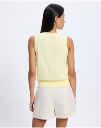 White By FTL - Kyra Knit Top