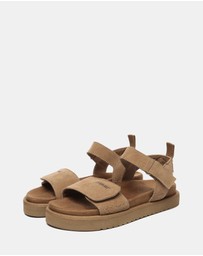 EVERAU - EverAU Ugg Carla Cow Suede Upper Sandals