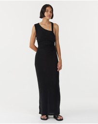 Third Form - Stirling Twist Asymmetric Maxi Dress