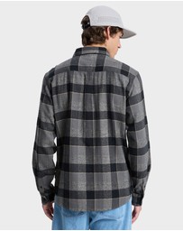 Quiksilver - Mens Motherfly Plaid Long Sleeve Shirt