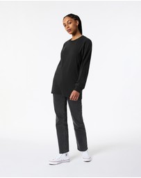 American Apparel - Unisex Fine Jersey Long Sleeve T-Shirt