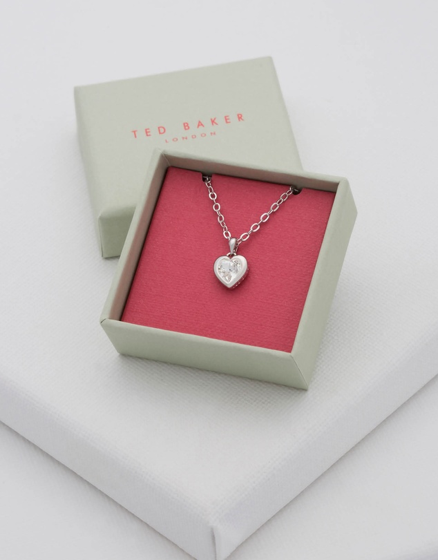 Ted Baker - HANNELA: Crystal Heart Pendant Necklace