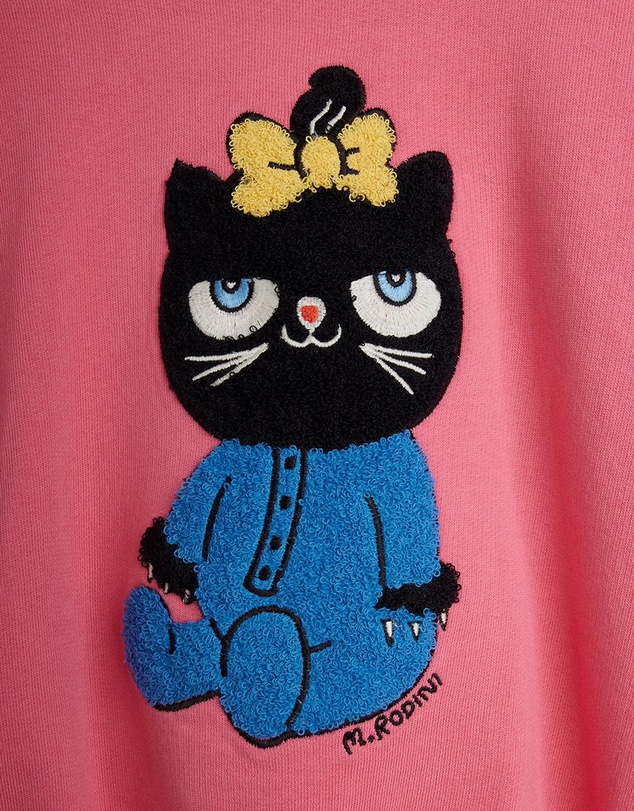 Mini Rodini - Cat Chenille Sweatshirt - Babies-Teens