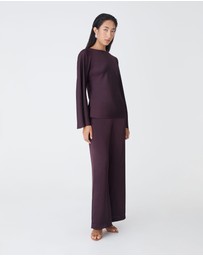 Forcast - Asma Satin Bias Cut Top