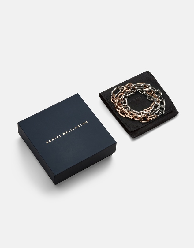 Daniel Wellington - Contrast Link Necklace Two Tone