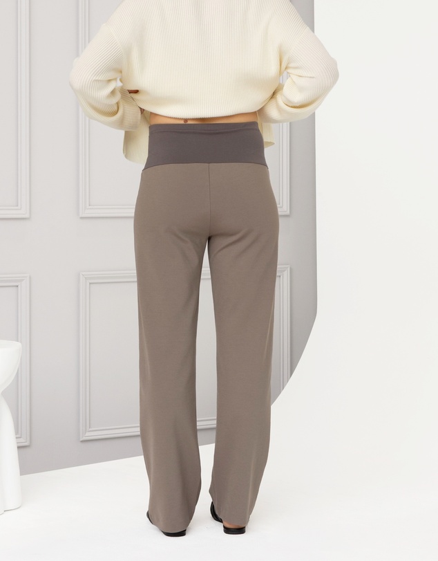 Angel Maternity - Steph Maternity Mid Waist Stretch Work Pants - Khaki