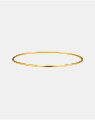 Zoe Olivia - 14K Gold Vermeil Icon Thin Bangle