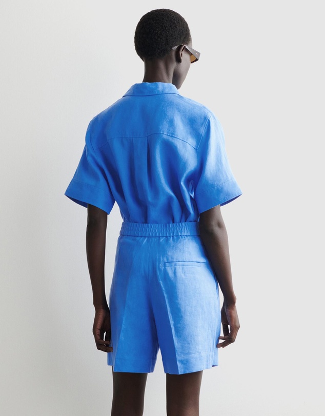 COS - Tailored Elasticated Linen Shorts