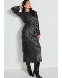 NEXT - Long Sleeve Belted Midi Dress