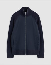 COS - Cotton-Panelled Merino Track Jacket