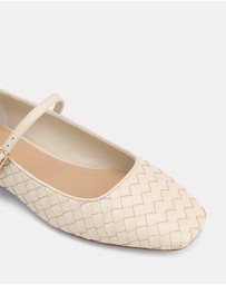 Wittner - Annie Woven Leather Mary Janes