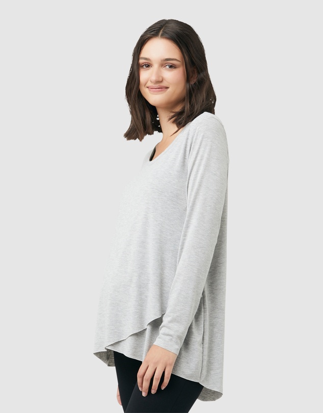 Ripe Maternity - Raw Edge Nursing Top